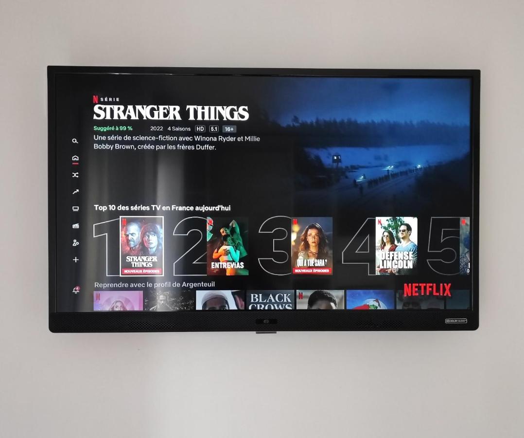 Apartamento Chic Et Moderne+Wifi+Netflix Argenteuil Exterior foto